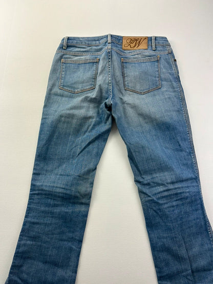 Zara Vintage Platėjantys Džinsai, XL Spley