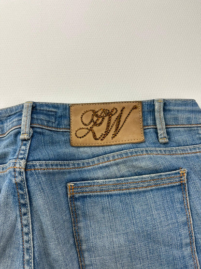 Zara Vintage Platėjantys Džinsai, XL Spley