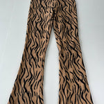 Ladies Fashion Tigro Rašto Kelnės, L - Spley