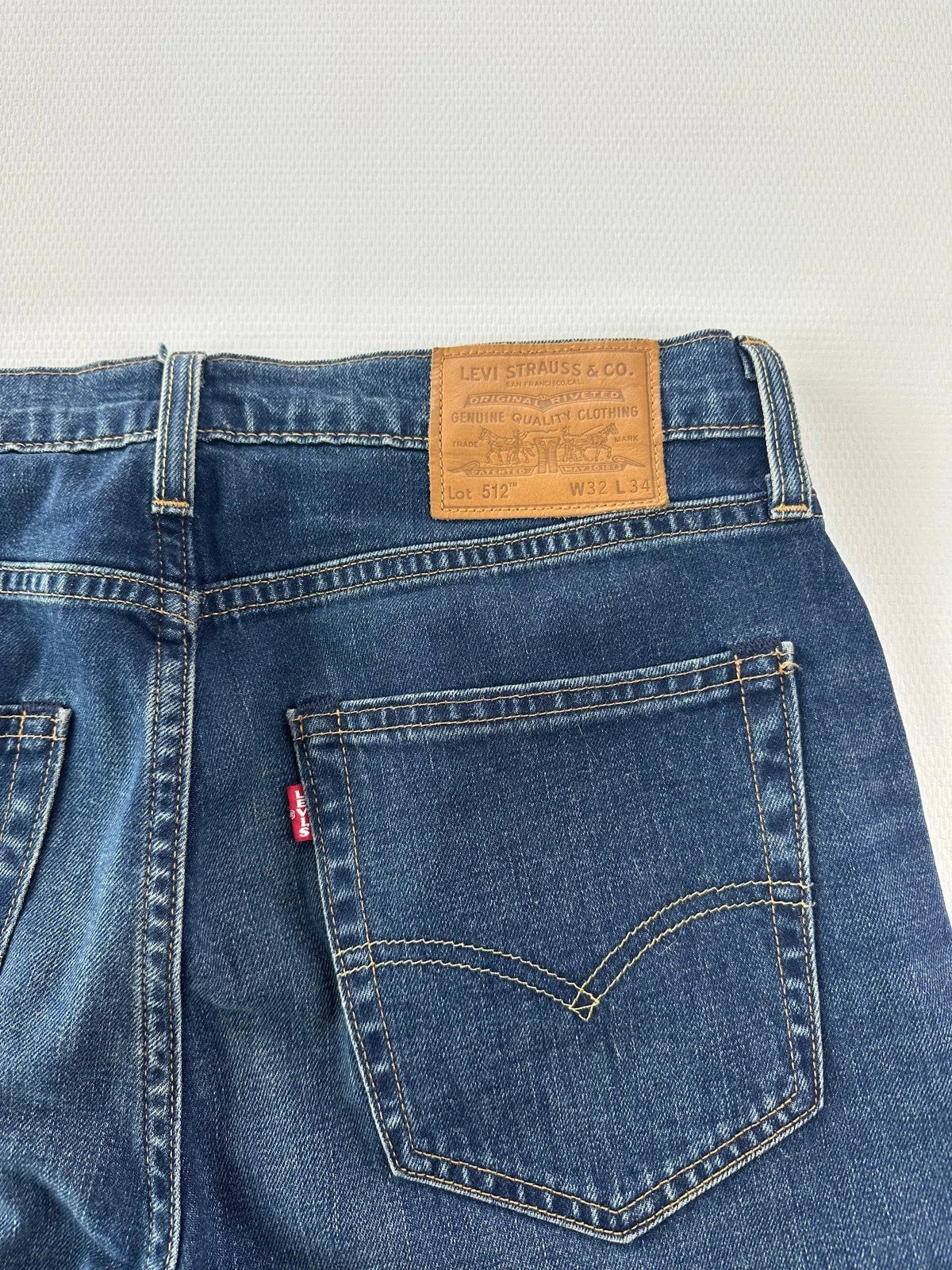 Levi's Vyriški Džinsai 512 Modelio, 32/34 - Spley