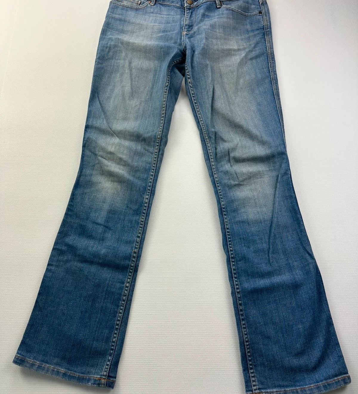 Zara Vintage Platėjantys Džinsai, XL - Spley